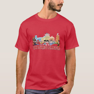 Takeshi's Castle - Main Group Illustration Graphic T-Shirt