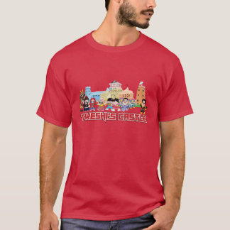Takeshi's Castle - Main Group Illustration Graphic T-Shirt