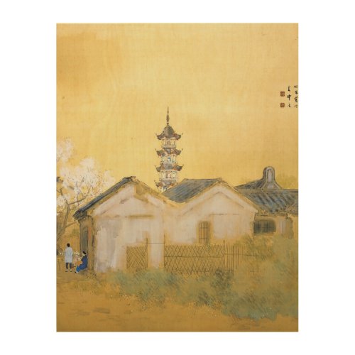Takeuchi Seihō  Calm Spring in Jiangnan 1921 Wood Wall Art
