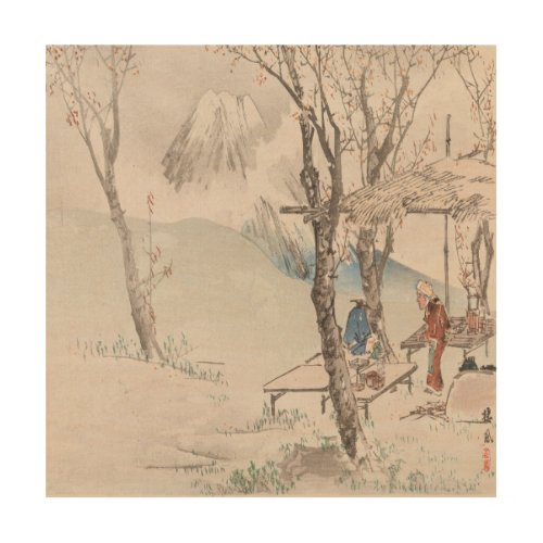 Takeuchi Seihō _ Seihō jūni Fuji Pl03 1894 Wood Wall Art
