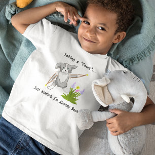 Taking a "Paws" Collie On Crutches T-Shirt