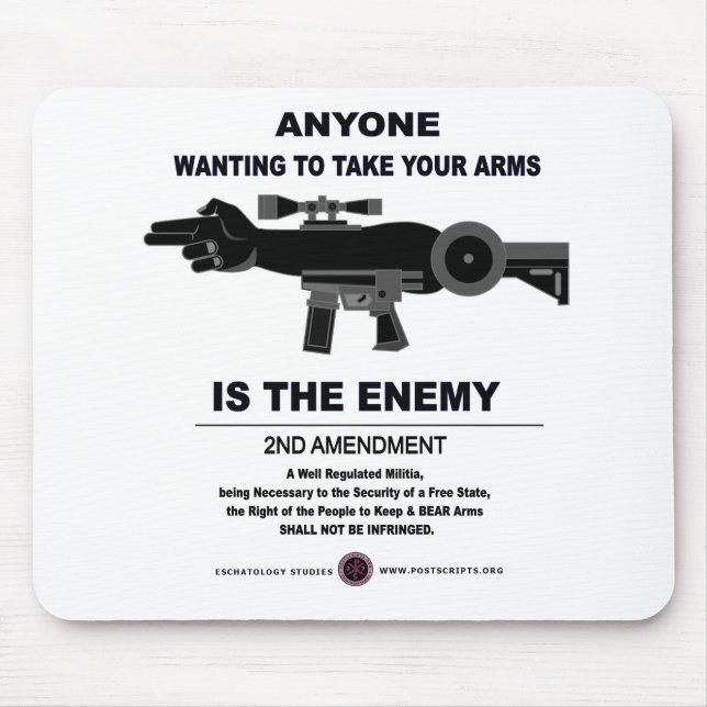 Taking Arms - 2nd Amendment Mouse Pad (Front)