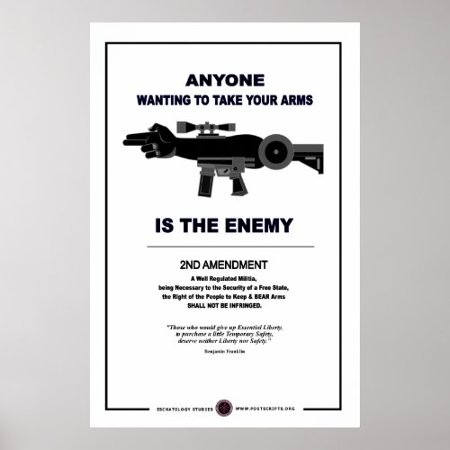 Taking Arms _ 2nd Amendment Poster