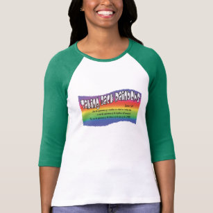 taking the rainbow back shirt
