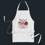 Taking Care Adult Apron<br><div class="desc">This design is great for teachers, day care workers, pediatricians... and so on!</div>