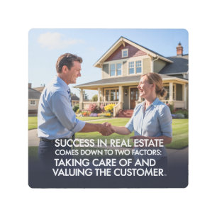 Taking Care Of And Valuing The Customer Metal Print