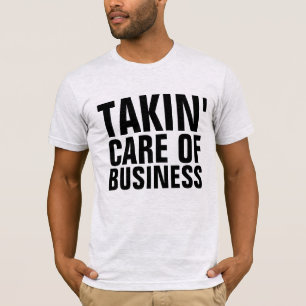 TAKING CARE OF BUSINESS VINTAGE 1970s T-Shirt