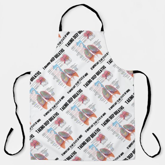 Taking Deep Breaths Is Important To My State Mind Apron