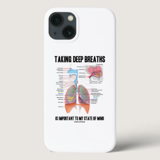 Taking Deep Breaths Is Important To My State Mind iPhone 13 Case