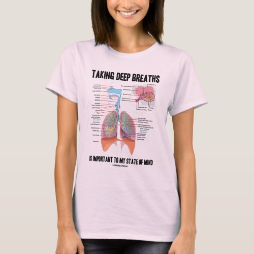 Taking Deep Breaths Is Important To My State Mind T-Shirt