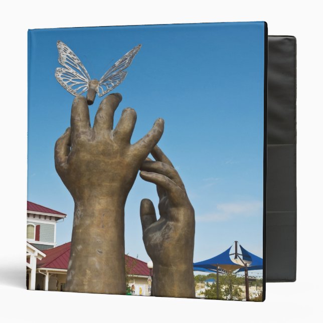 Taking Flight sculpture 3 Ring Binder (Front/Inside)