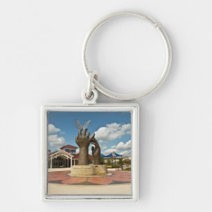 Taking Flight sculpture Keychain