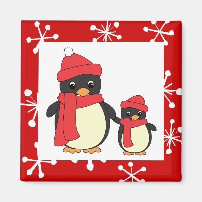 Taking Little Penguin for a Walk Magnet (Front)