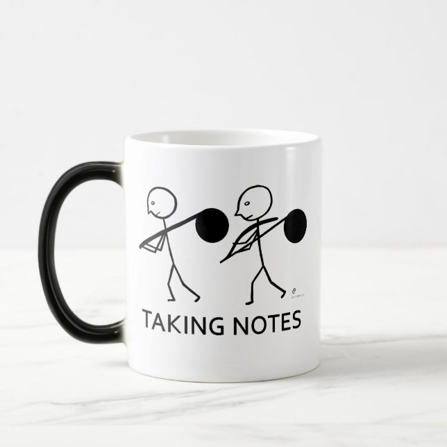 Taking Notes Color Morph Mug (Left)