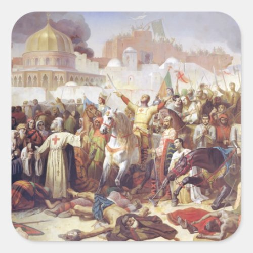 Taking of Jerusalem Square Sticker