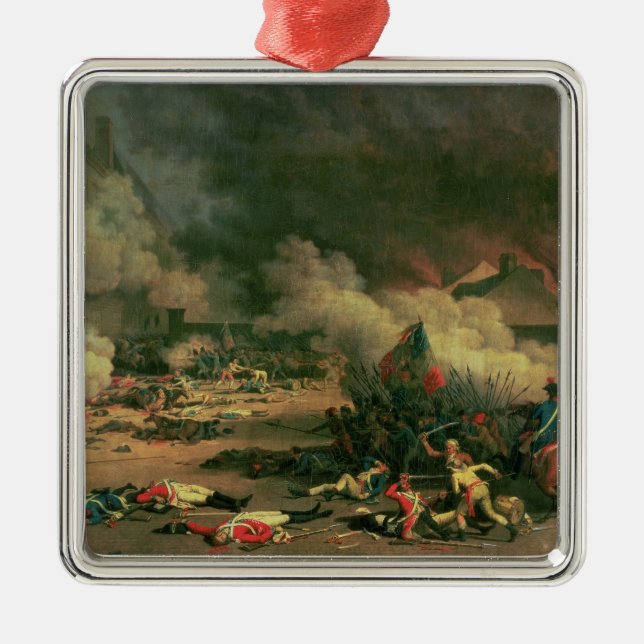 Taking of the Tuileries Metal Ornament (Front)