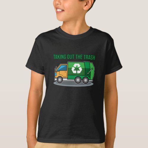 Taking out the trash waste management T_Shirt