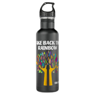 Taking Take Back The Rainbow Genesis 913 God's Pro Stainless Steel Water Bottle