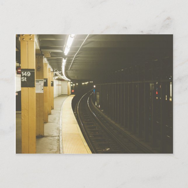 Taking The 6 (New York, NY) Postcard (Front)