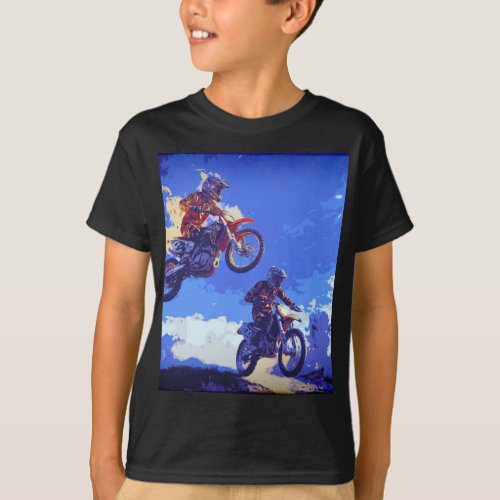 Taking the Lead _ Motocross Racers T_Shirt