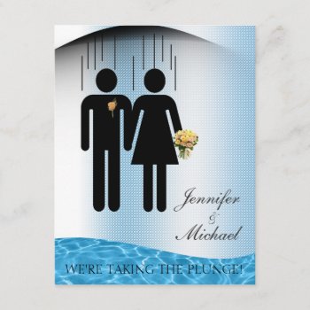 Taking The Plunge Invitation by iiphotoArt at Zazzle