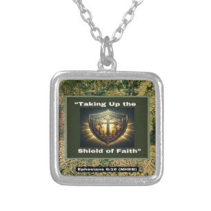 Taking Up the Shield of Faith - 18" Necklace