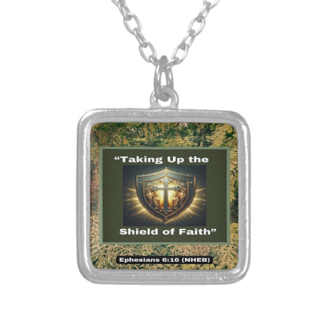 Taking Up the Shield of Faith -  18" Necklace (Front)