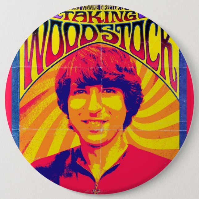 TakingWoodstockPoster Pinback Button (Front)