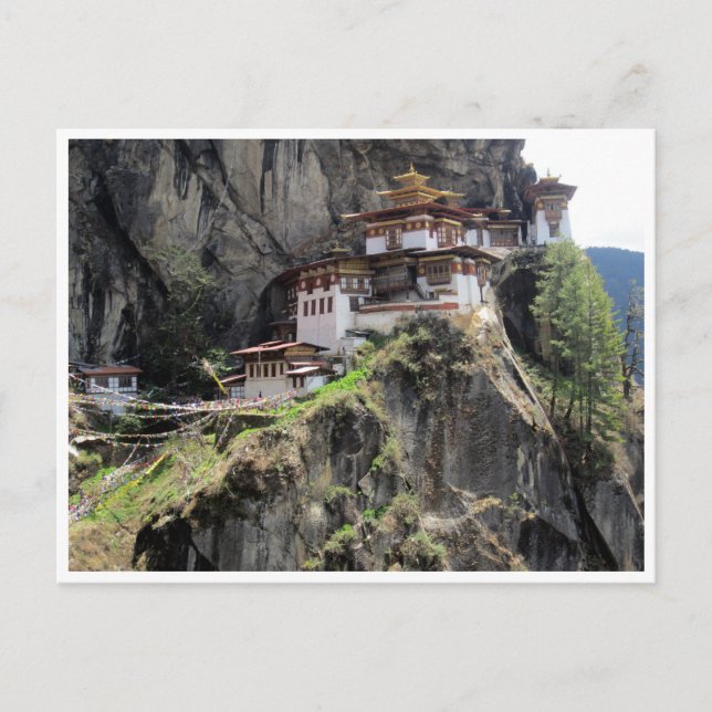 taktsang bhutan postcard (Front)