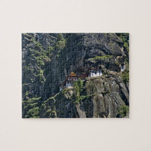 Taktsang Monastery on the cliff Paro Bhutan Jigsaw Puzzle