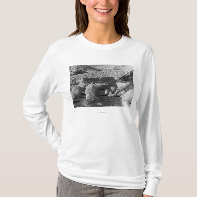 Taku Glacier near Juneau, Alaska Photograph T-Shirt (Front)