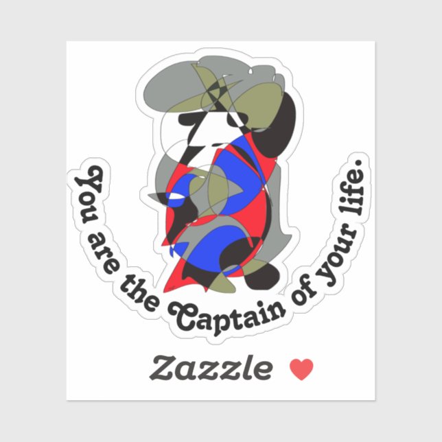 TAKUROMAN「Captain」（船長） Sticker (Sheet)