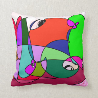 TAKUROMAN「Friends 6」クッション Throw Pillow