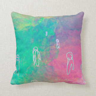 TAKUROMAN「Illusion」 Throw Pillow