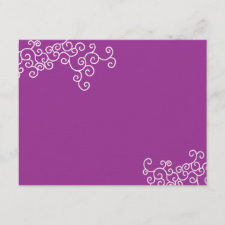 Tala 939 Bat Mitzvah Wedding RSVP FELT PAPER Card