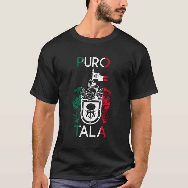 Tala Jalisco Estado De Mexico Escudo Eagle Aguila T-Shirt (Front)