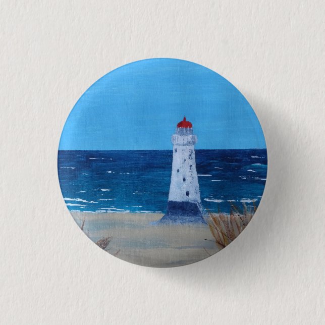 Talacre Lighthouse  Button (Front)