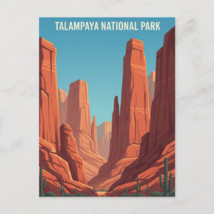 Talampaya National Park Argentina Travel Postcard