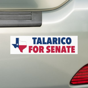 Talarico for Senate 2026 Election Texas Bumper Sticker