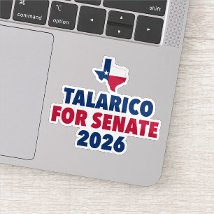 Talarico for Senate 2026 Election Texas Laptop Sticker