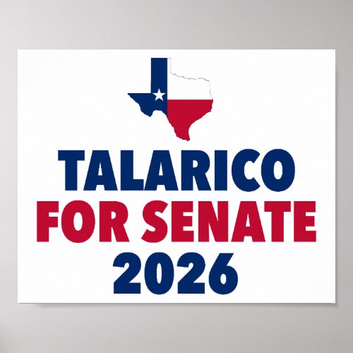 Talarico for Senate 2026 Election Texas Poster