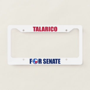 Talarico for Senate Texas 2026 Election License Plate Frame