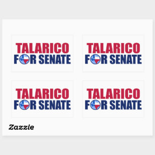 Talarico for Senate Texas 2026 Election Rectangular Sticker