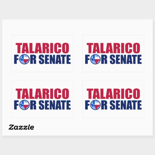 Talarico for Senate Texas 2026 Election Rectangular Sticker