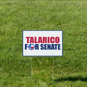 Talarico for Senate Texas 2026 Election Yard Sign