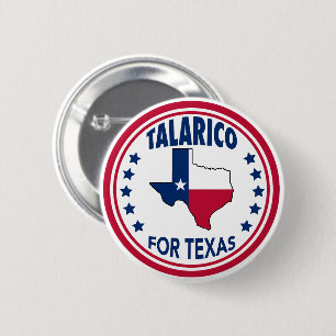 Talarico for Texas Red White Blue Election Button