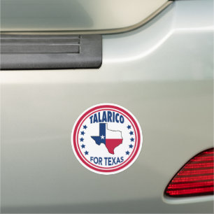 Talarico for Texas Red White Blue Election Car Magnet