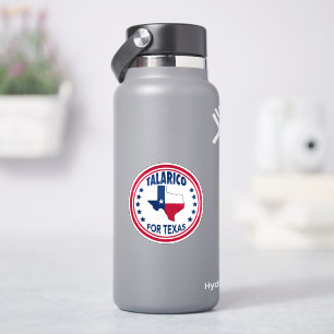 Talarico for Texas Red White Blue Laptop Sticker
