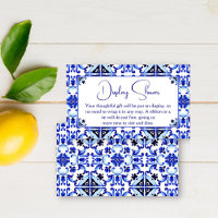 Talavera azulejo blue tiles Mexican display shower