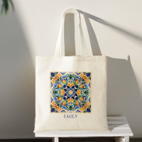 Talavera azulejo vintage Mexican customized name
